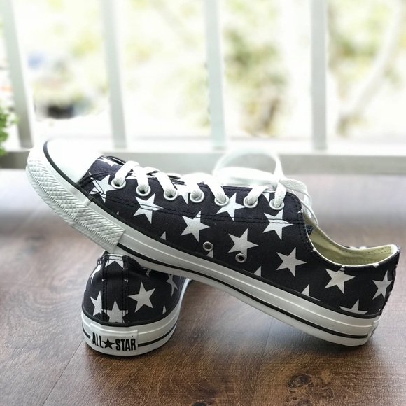NWT Converse CT OX B/W Stars 🌟 M AUTHENTIC - Picture 3 of 8